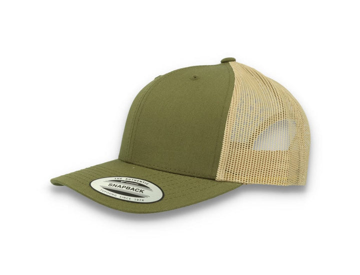 Flexfit 6606T Retro Trucker Moss Green/Khaki - LOKK