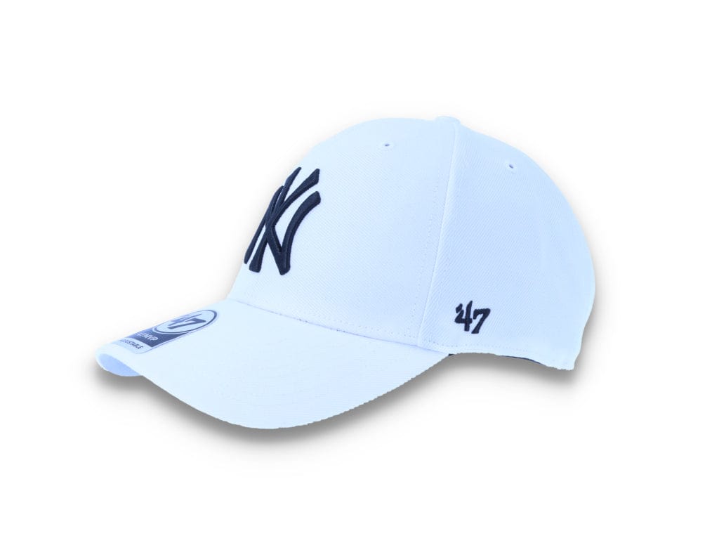 Cap New York Yankees White/Black MLB MVP Wool - LOKK