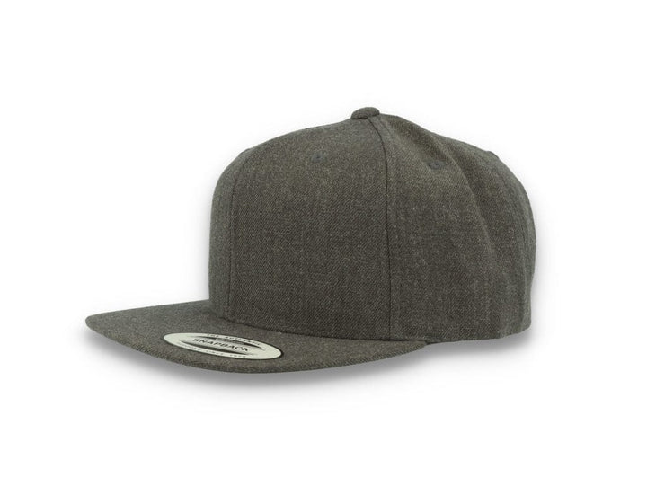 Dark Heather Grey/Dark Grey Snapback Cap - Yupoong 6089M - LOKK