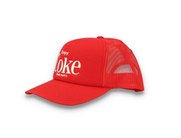 Coca-Cola Enjoy Trucker Cap Coke Red - LOKK