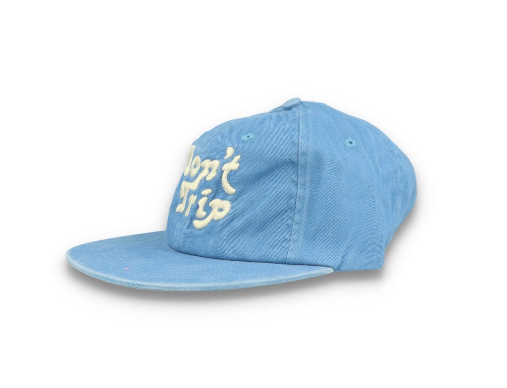 Free & Easy Don't Trip Strapback Hat Washed Light Blue - LOKK