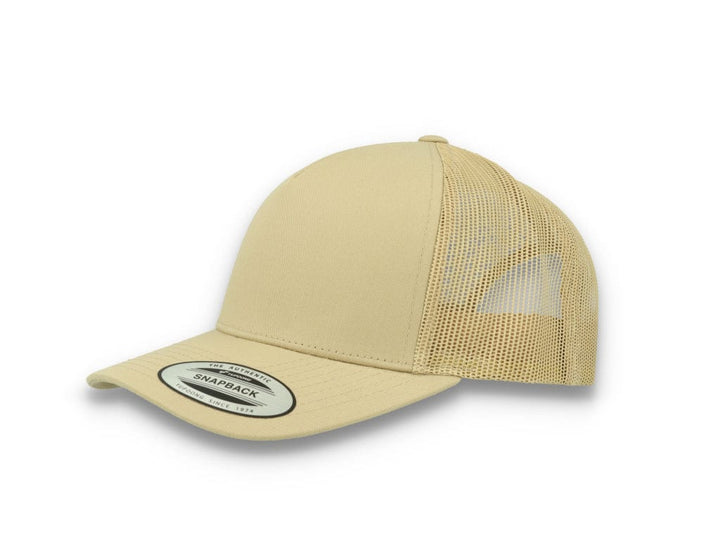 Trucker Cap Khaki 5-Panel Retro Trucker 6506 - LOKK