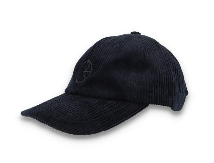 Polar Cord Stroke Logo Cap Navy - LOKK