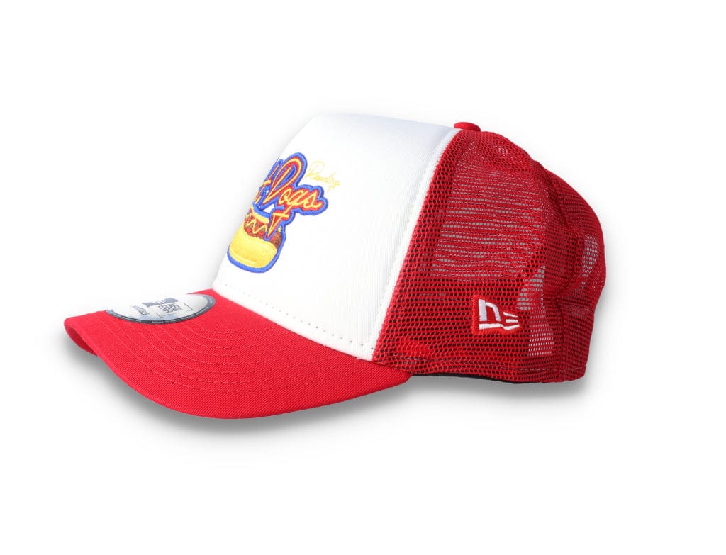 Trucker Cap Red Minor League Reading Fighting Phils 9FORTY A-Frame Trucker - LOKK