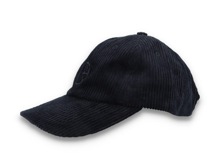 Polar Cord Stroke Logo Cap Navy - LOKK