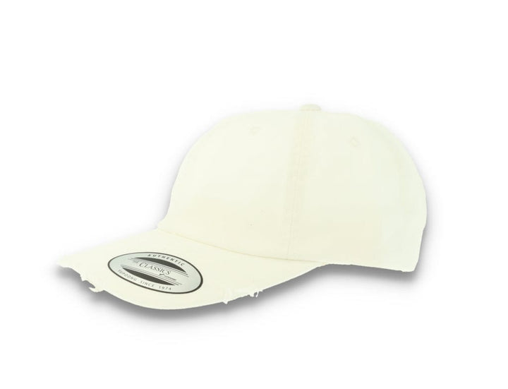 Low Profile Destroyed Cap White 6245DC - LOKK