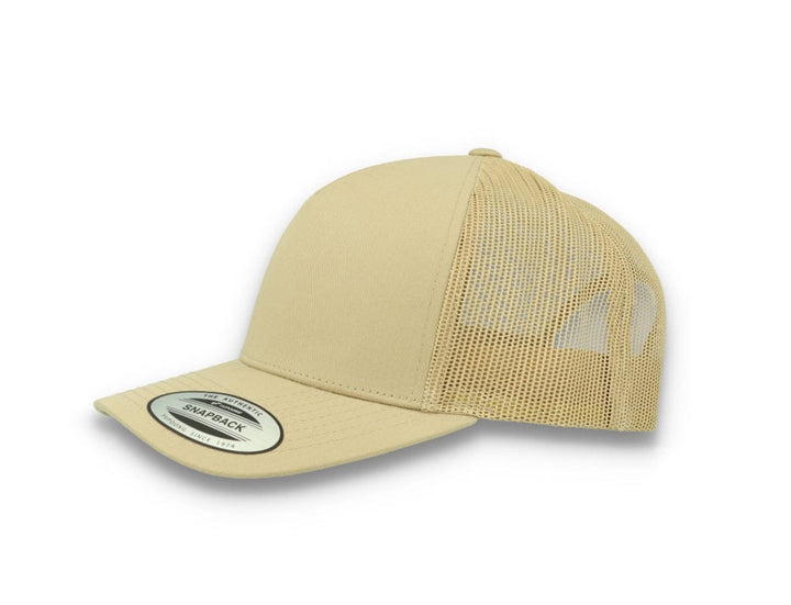 Trucker Cap Khaki 5-Panel Retro Trucker 6506 - LOKK