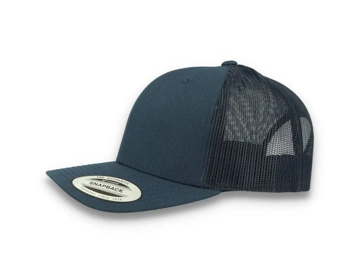 Navy Trucker Cap Retro - Yupoong 6606 - LOKK