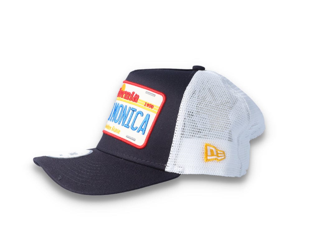 Trucker Cap Navy License Plate 9FORTY A-Frame Trucker - LOKK