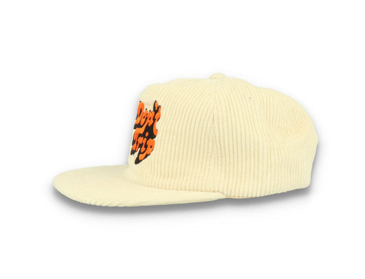 Free & Easy Don't Trip Fat Corduroy Snapback Cap Bone - LOKK