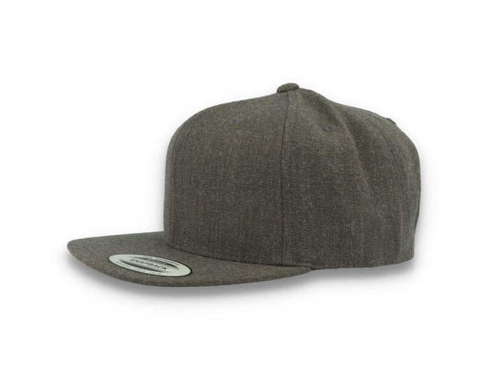 Dark Heather Grey/Dark Grey Snapback Cap - Yupoong 6089M - LOKK