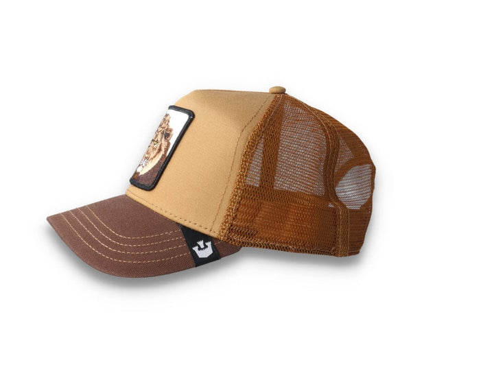 Goorin Trucker Cap The King Lion Brown - LOKK