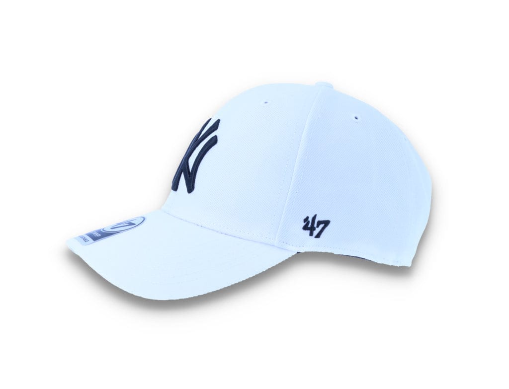Cap New York Yankees White/Black MLB MVP Wool - LOKK