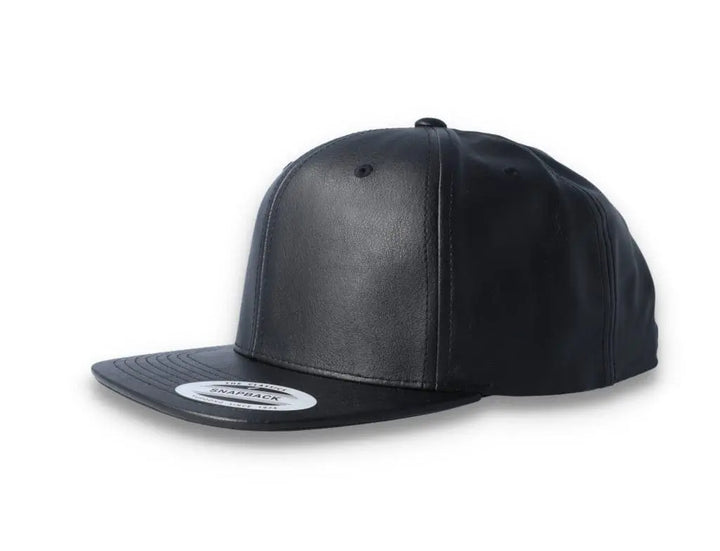 Yupoong Snapback Full Leather 6089FL Black - LOKK