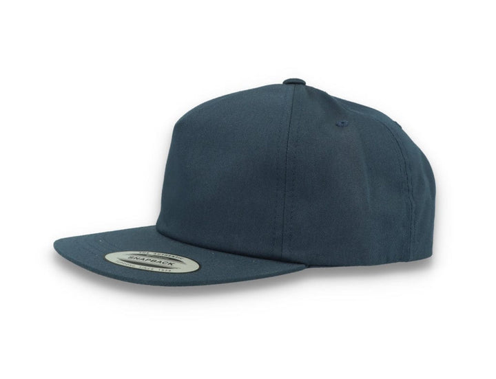Yupoong 6502 Unstructured 5-Panel Snapback Cap Navy - LOKK