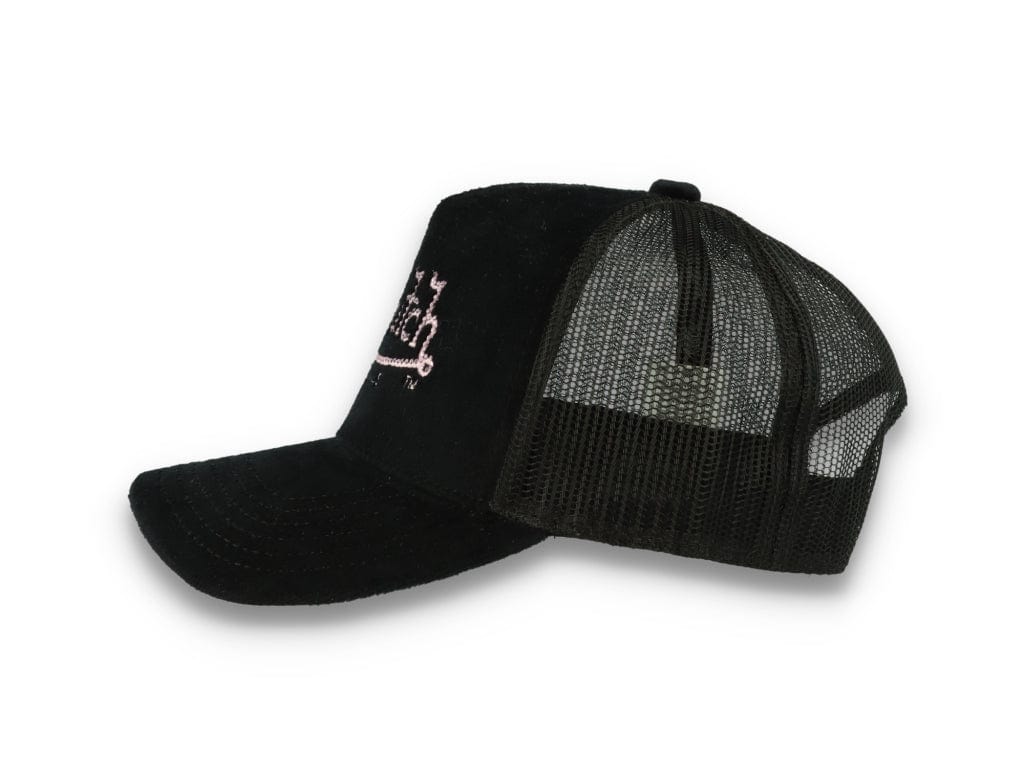 Von Dutch Trucker Cap Miami Velvet Black/Black - LOKK