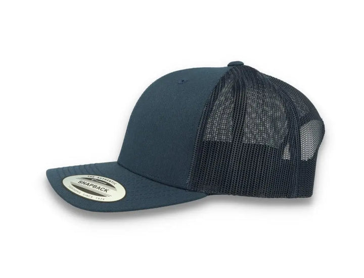 Navy Trucker Cap Retro - Yupoong 6606 - LOKK