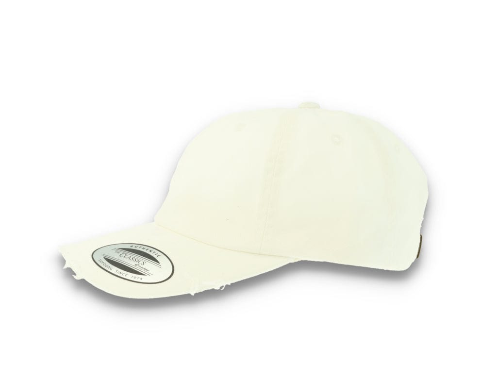 Low Profile Destroyed Cap White 6245DC - LOKK