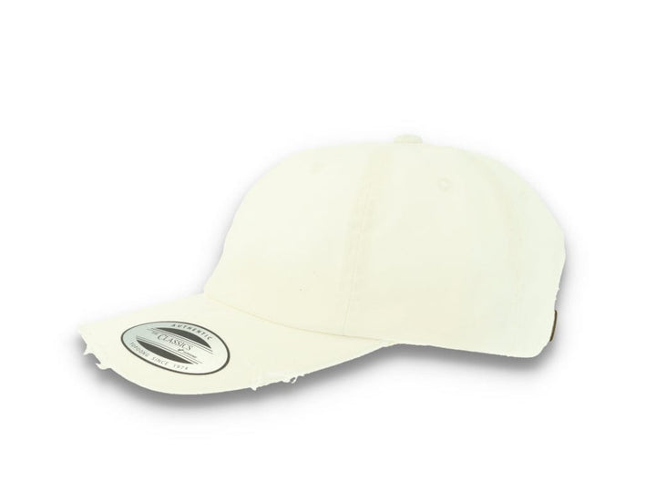Low Profile Destroyed Cap White 6245DC - LOKK