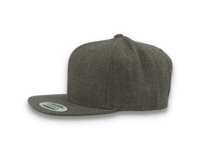 Dark Heather Grey/Dark Grey Snapback Cap - Yupoong 6089M - LOKK