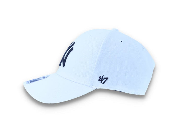 Cap New York Yankees White/Black MLB MVP Wool - LOKK