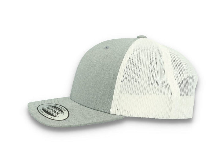 Flexfit 6606T Retro Trucker Heather Grey/White - LOKK