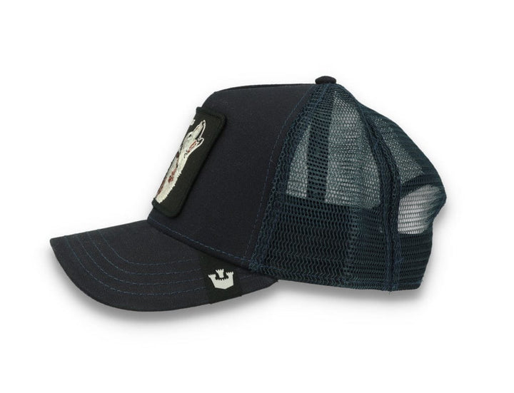 Goorin Trucker Cap The Lone Wolf Navy - LOKK