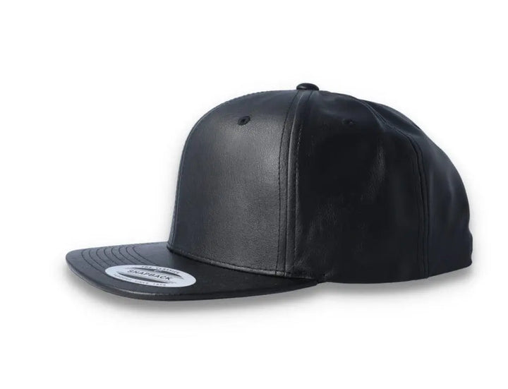 Yupoong Snapback Full Leather 6089FL Black - LOKK