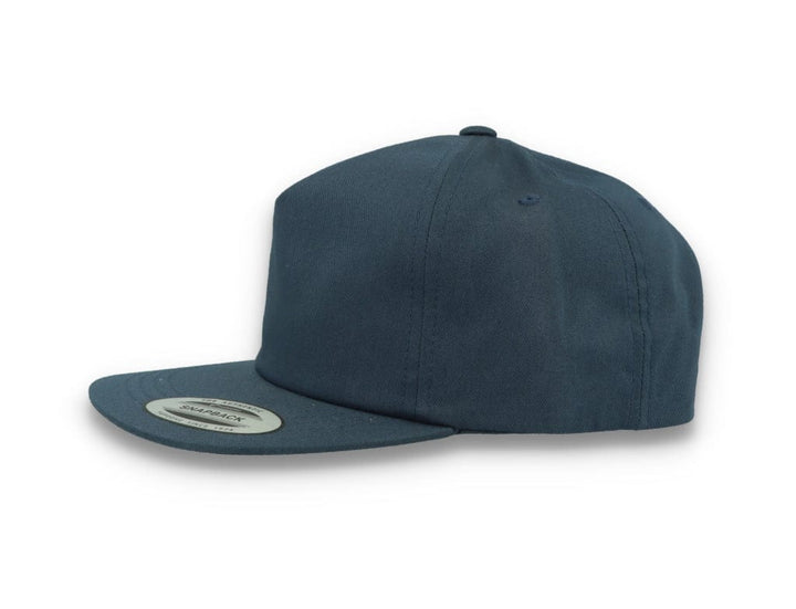 Yupoong 6502 Unstructured 5-Panel Snapback Cap Navy - LOKK