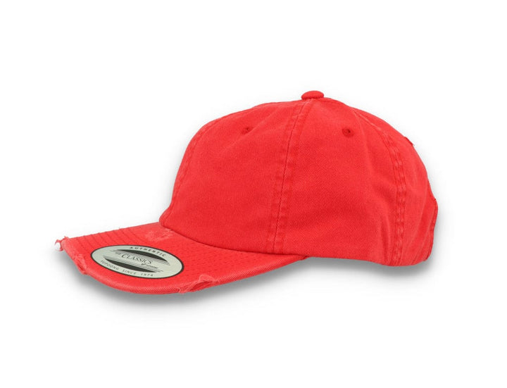 Low Profile Destroyed Cap Red 6245DC - LOKK
