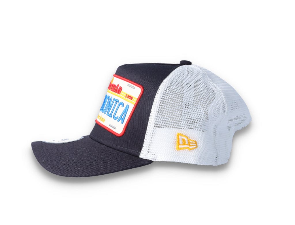 Trucker Cap Navy License Plate 9FORTY A-Frame Trucker - LOKK