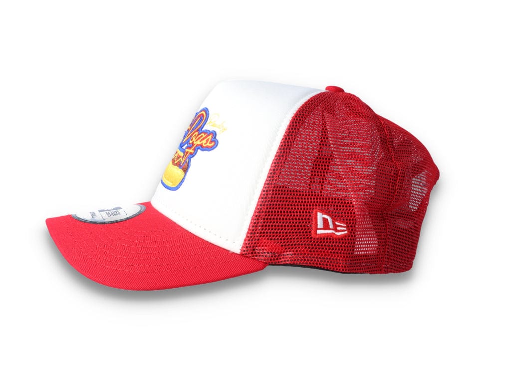 Trucker Cap Red Minor League Reading Fighting Phils 9FORTY A-Frame Trucker - LOKK