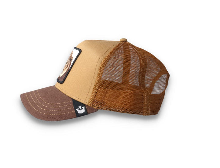Goorin Trucker Cap The King Lion Brown - LOKK