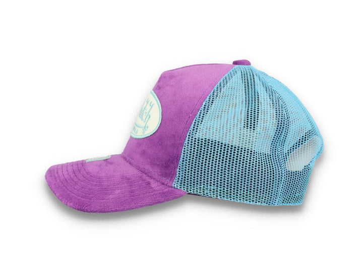 Von Dutch Trucker Cap Velvet Lilac/Blue - LOKK
