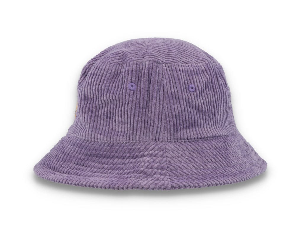 Bucket Hat Purple Free & Easy Don't Trip Fat Corduroy - LOKK
