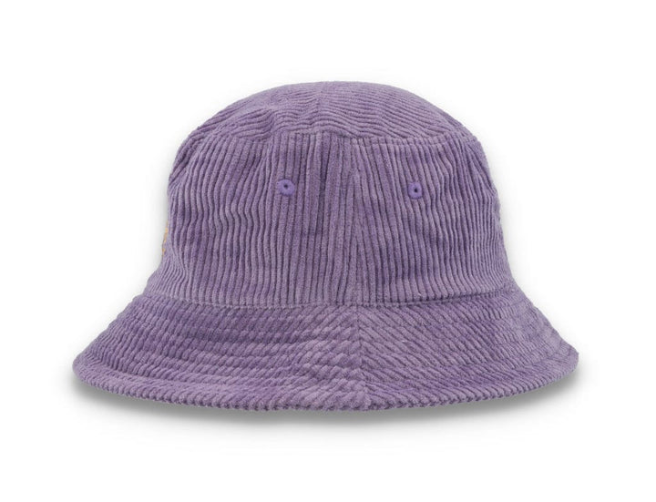 Bucket Hat Purple Free & Easy Don't Trip Fat Corduroy - LOKK