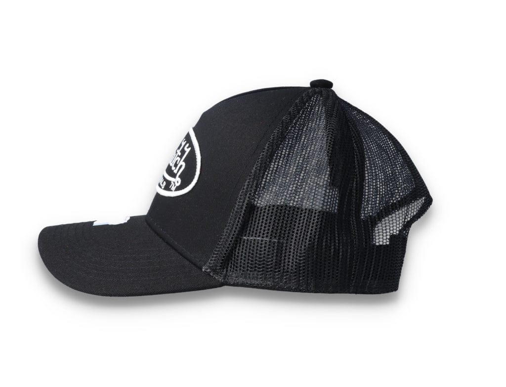 Von Dutch Trucker Cap Black/Black/White - LOKK