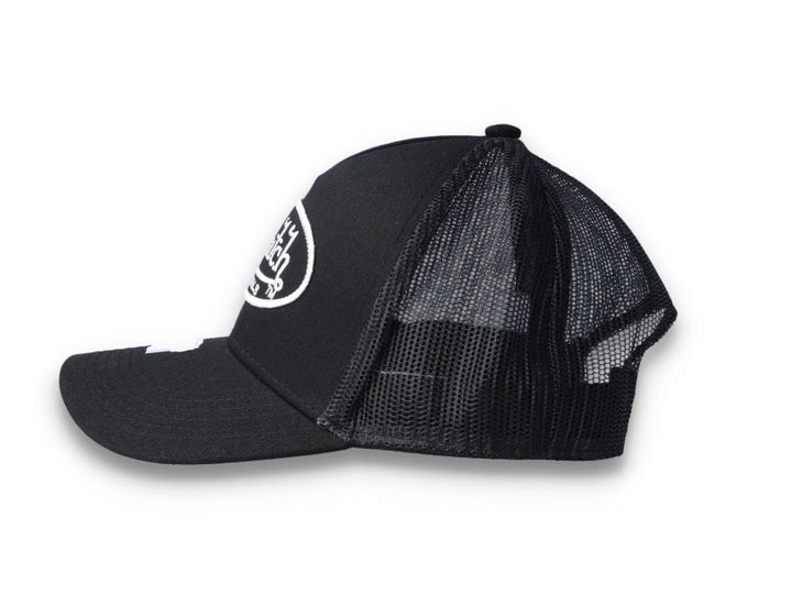 Von Dutch Trucker Cap Black/Black/White - LOKK