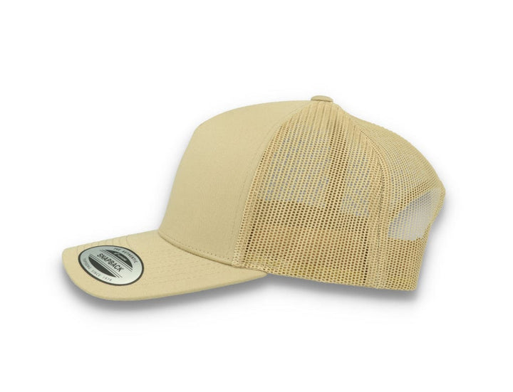Trucker Cap Khaki 5-Panel Retro Trucker 6506 - LOKK