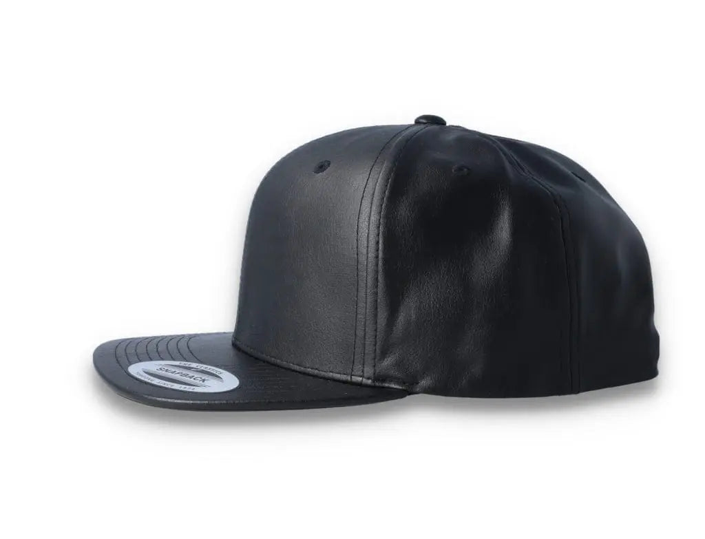 Yupoong Snapback Full Leather 6089FL Black - LOKK