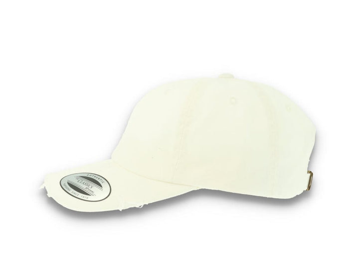 Low Profile Destroyed Cap White 6245DC - LOKK