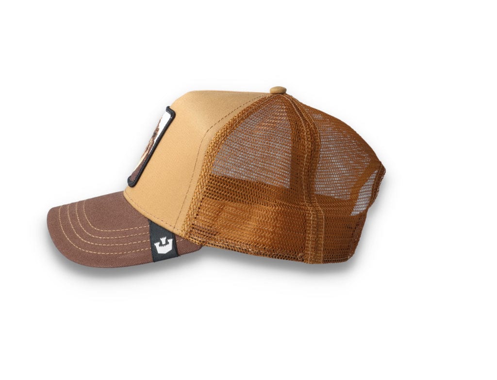 Goorin Trucker Cap The King Lion Brown - LOKK