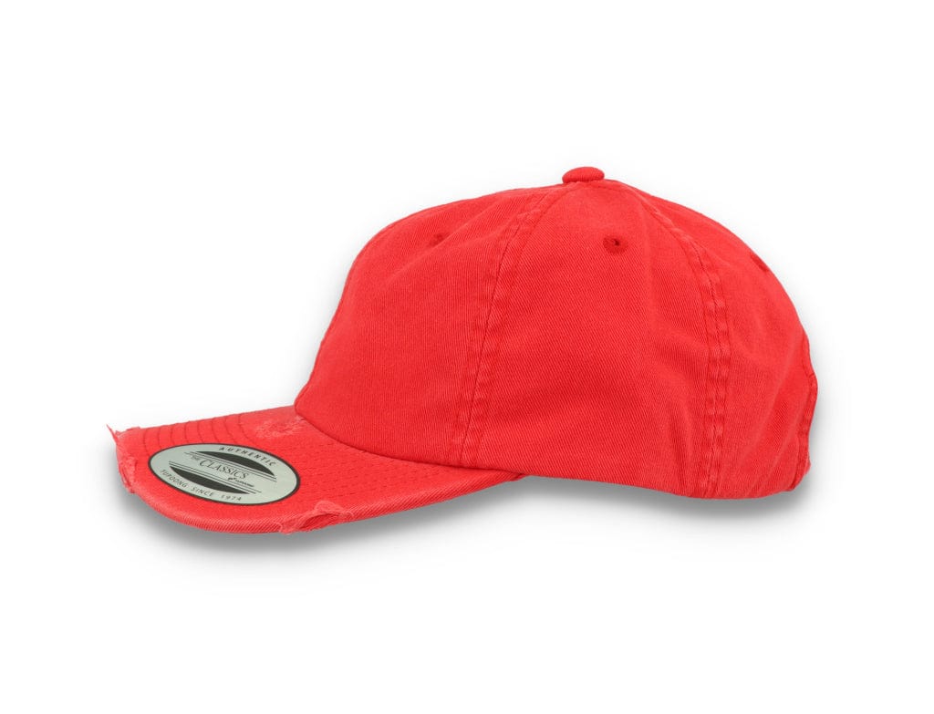 Low Profile Destroyed Cap Red 6245DC - LOKK