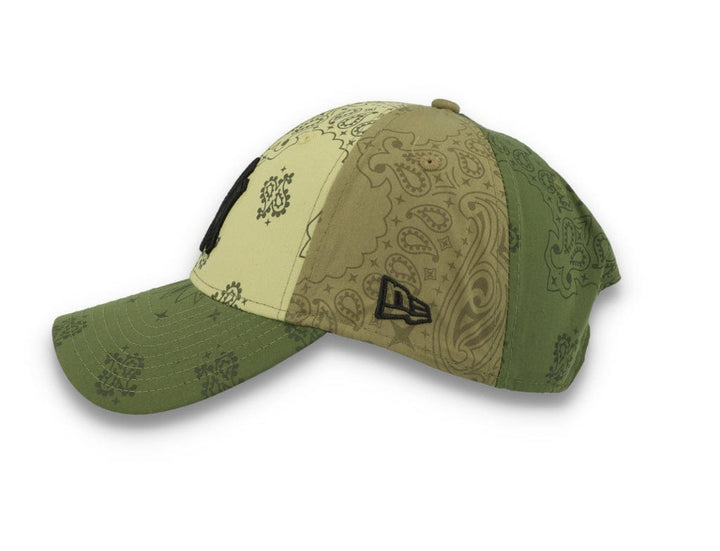 9FORTY Paisley Print NY Yankees Olive - LOKK