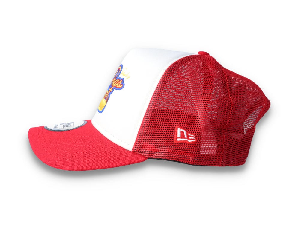 Trucker Cap Red Minor League Reading Fighting Phils 9FORTY A-Frame Trucker - LOKK