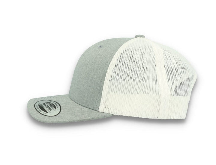 Flexfit 6606T Retro Trucker Heather Grey/White - LOKK