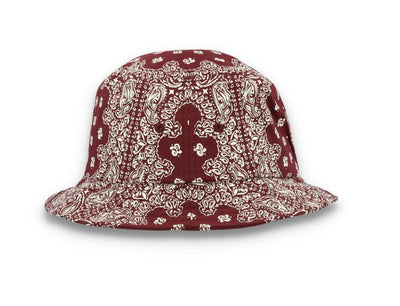 Bucket Hat Bandana Print Cherry/White 5003BP