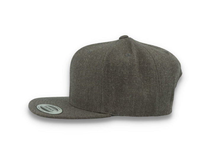 Dark Heather Grey/Dark Grey Snapback Cap - Yupoong 6089M - LOKK