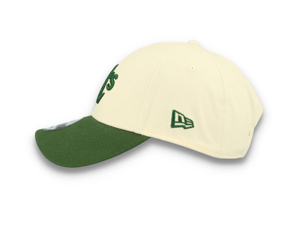 9FORTY MLB Oakland Athletics Off White/Dark Green - LOKK