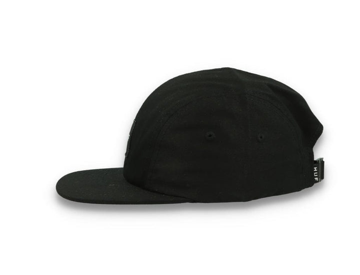Cap 5-Panel Sort HUF Essential Box Logo Volley Black - LOKK
